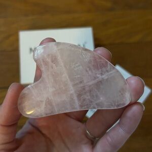 NIB Mount Lai Rose Quartz Gua Sha